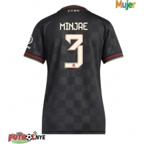 Camiseta Bayern Munich Kim Min-jae #3 Tercera Equipación para mujer 2025-26 manga corta